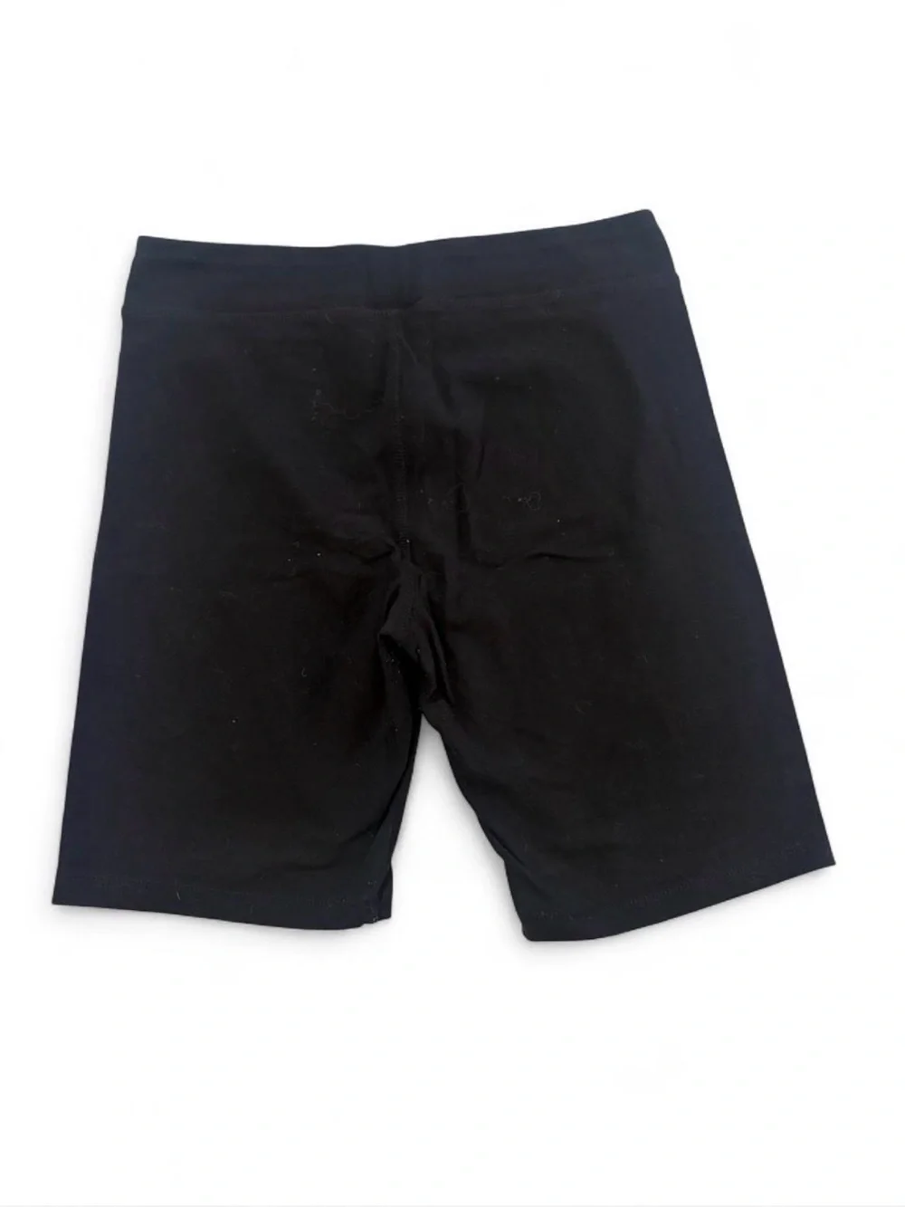 🩷$3 BUNDLED- Champion Black Bike Shorts with White Script Logo
